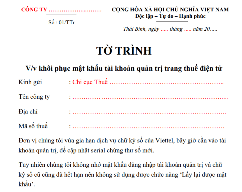 Mật Khẩu Nộp Thuế điện Tử La Gì Bước 1