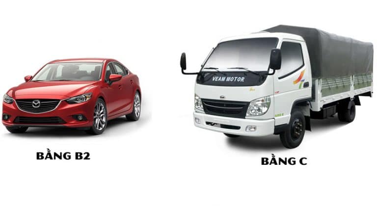 Nâng Hạng Giấy Phép Lái Xe B2 Lên C