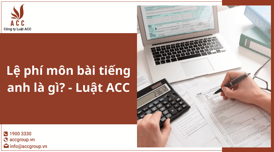 Le Phi Mon Bai Tieng Anh La Gi