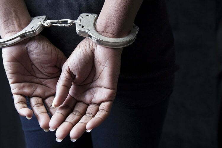 Black Woman In Handcuffs