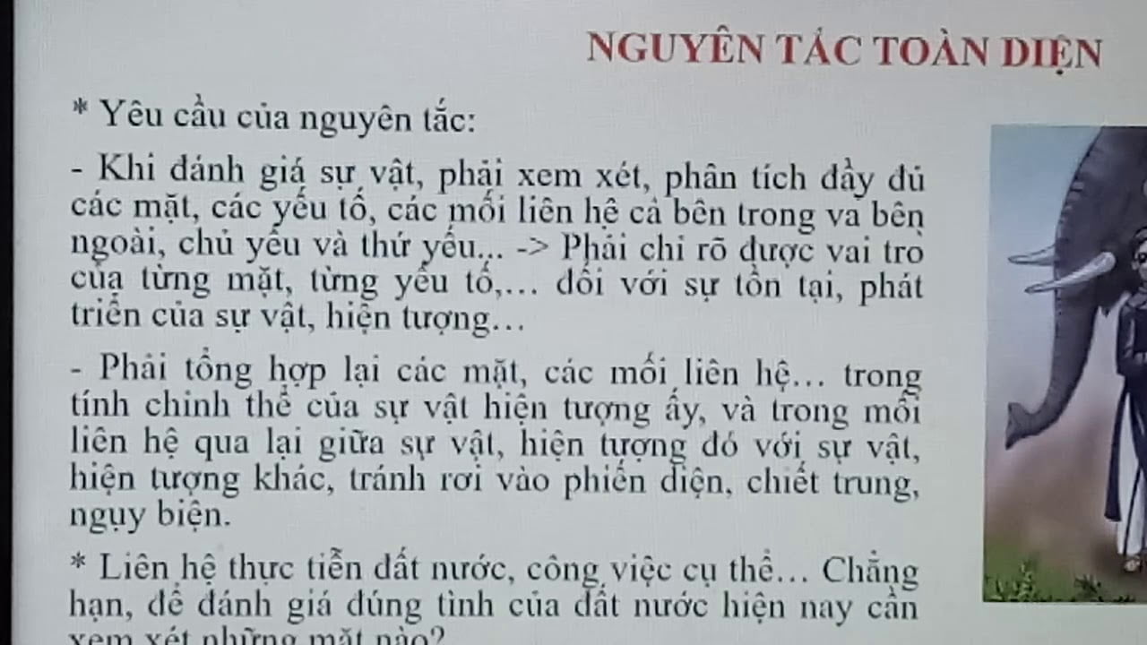 Nguyên Tắc Toàn Diện