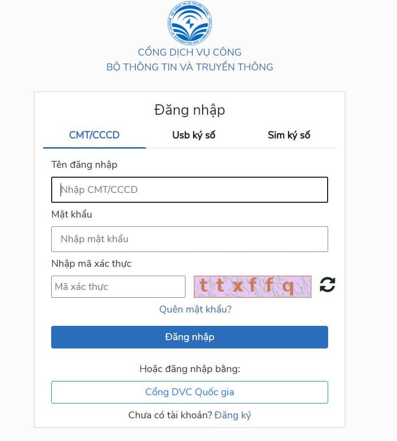 Hướng Dẫn Lấy Lại Mật Khẩu Vssid Và Tài Khoản Dịch Vụ Công
