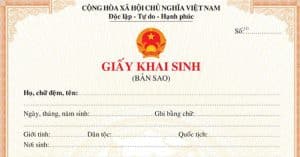Mất giấy khai sinh bản sao phải làm sao?