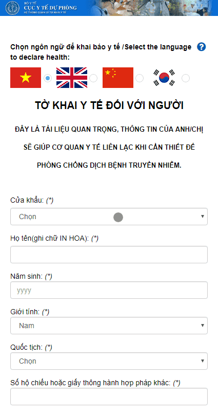 Mẫu Tờ Khai Y Tế Mới Nhất Năm 2022