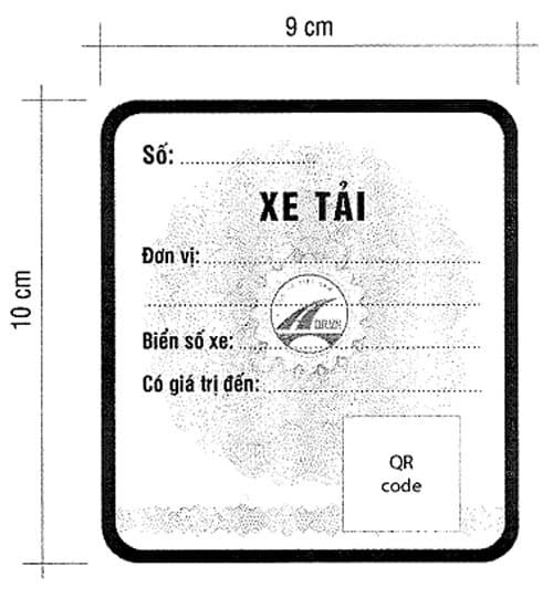 đặc điểm Kích Thước Phù Hiệu Xe Trai