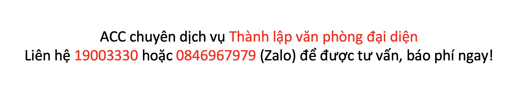 Dịch Vụ Thành Lập Văn Phòng đại Diện