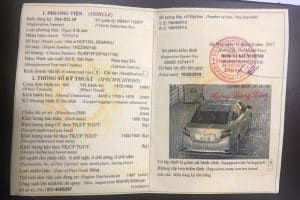 Giấy Chứng Nhận đăng Kiểm O Tô