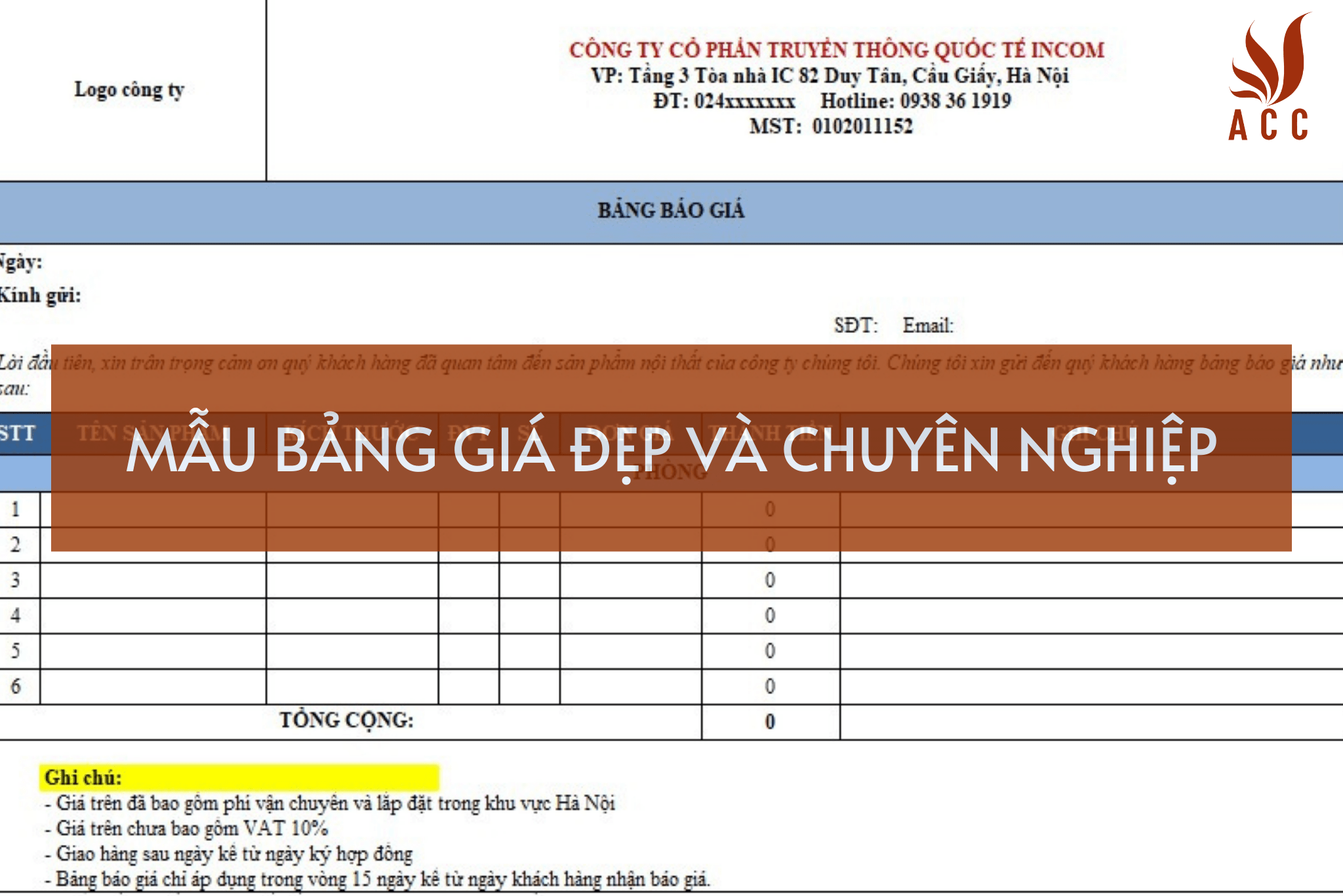 Mau Bang Gia Dep Va Chuyen Nghiep (1)