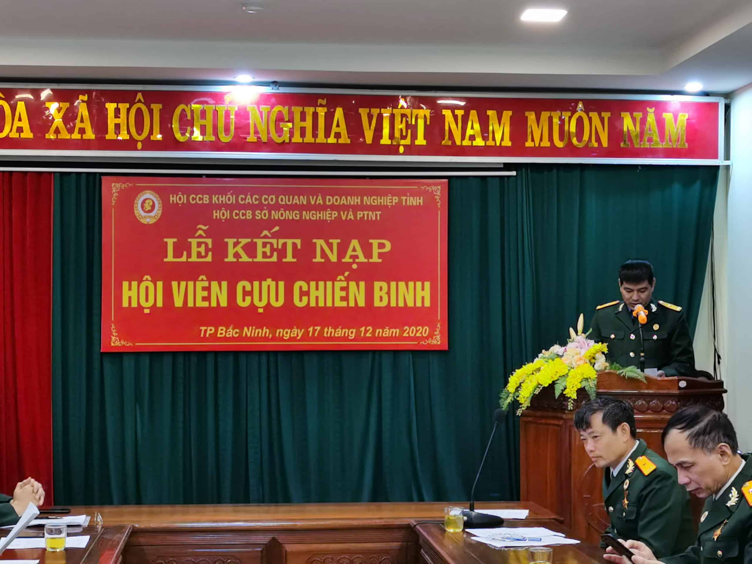 Mẫu Quyết định Kết Nạp Hội Viên Cựu Chiến Binh