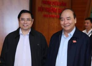 ông Pham Minh Chinh Va ông Nguyễn Xuân Phuc