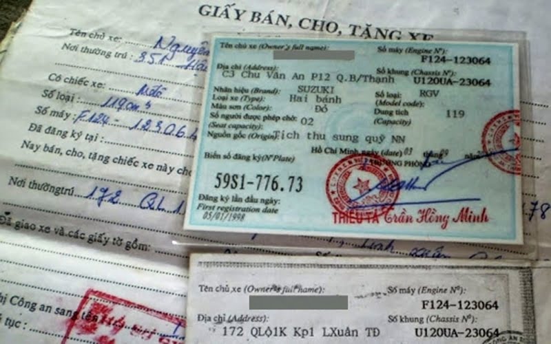 Rút Hồ Sơ Gốc Xe Máy Theo Thông Tư 58