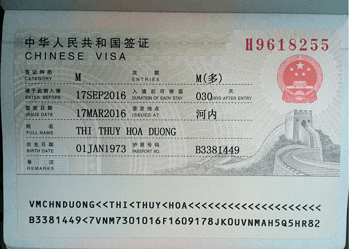 Visa M
