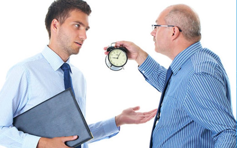 Mẫu bản trường trình đi làm muộn