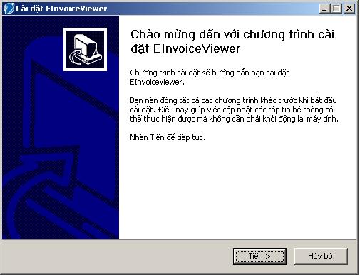 Cai Dat Einvoiceviewer