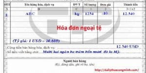 Hướng Dẫn Cách Viết Hóa đơn Gtgt Bằng Tiền Ngoại Tệ