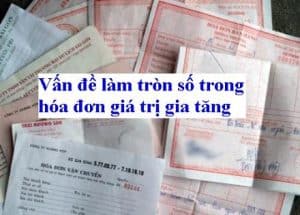 Viết Hóa đơn đỏ Có được Làm Tròn Số