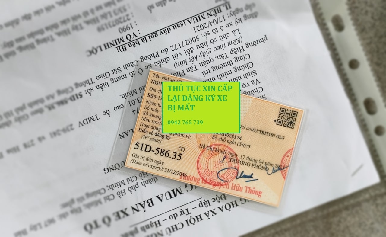 Bị Mất Giấy Tờ Xe Máy Chính Chủ