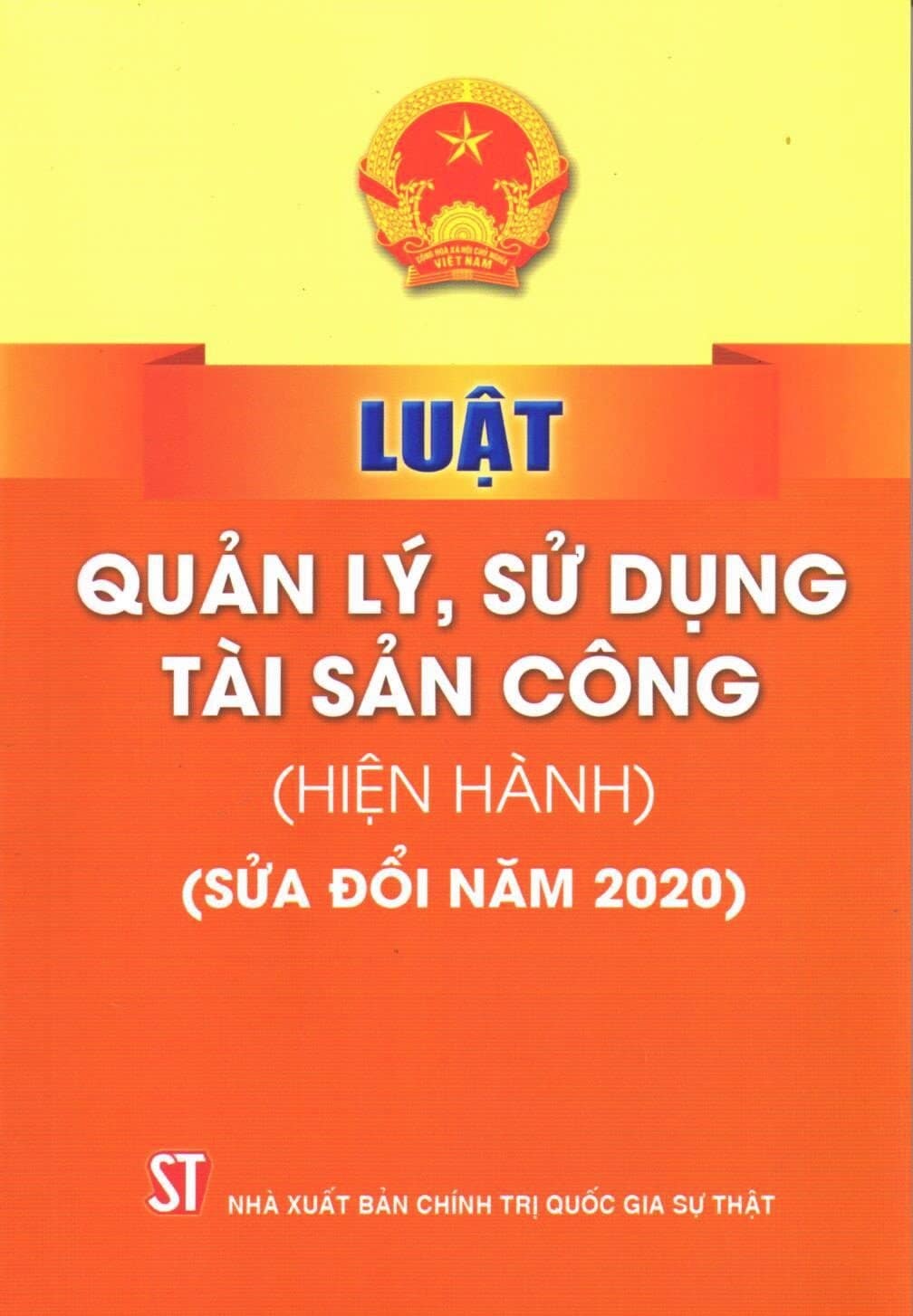 Luật Quản Lý Sử Dụng Tài Sản Công Sửa đổi