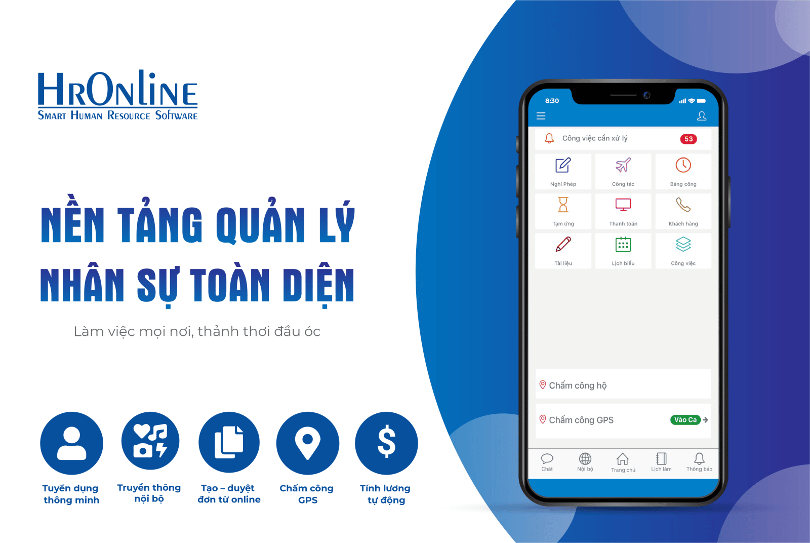 Phần Mềm Quản Lý Nhân Sự Hronline