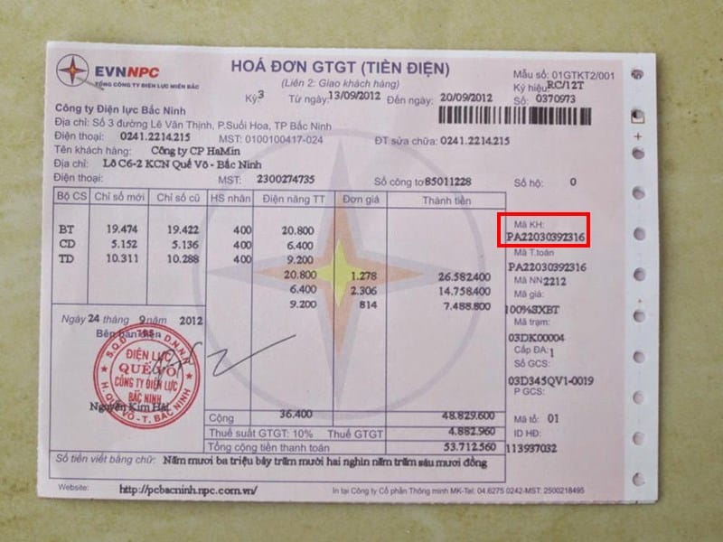 Tra Cứu In Hóa đơn Tiền điện
