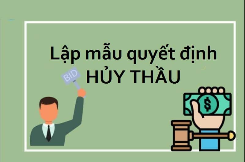 Mẫu Quyết định Hủy Thầu, Vieclam123.vn