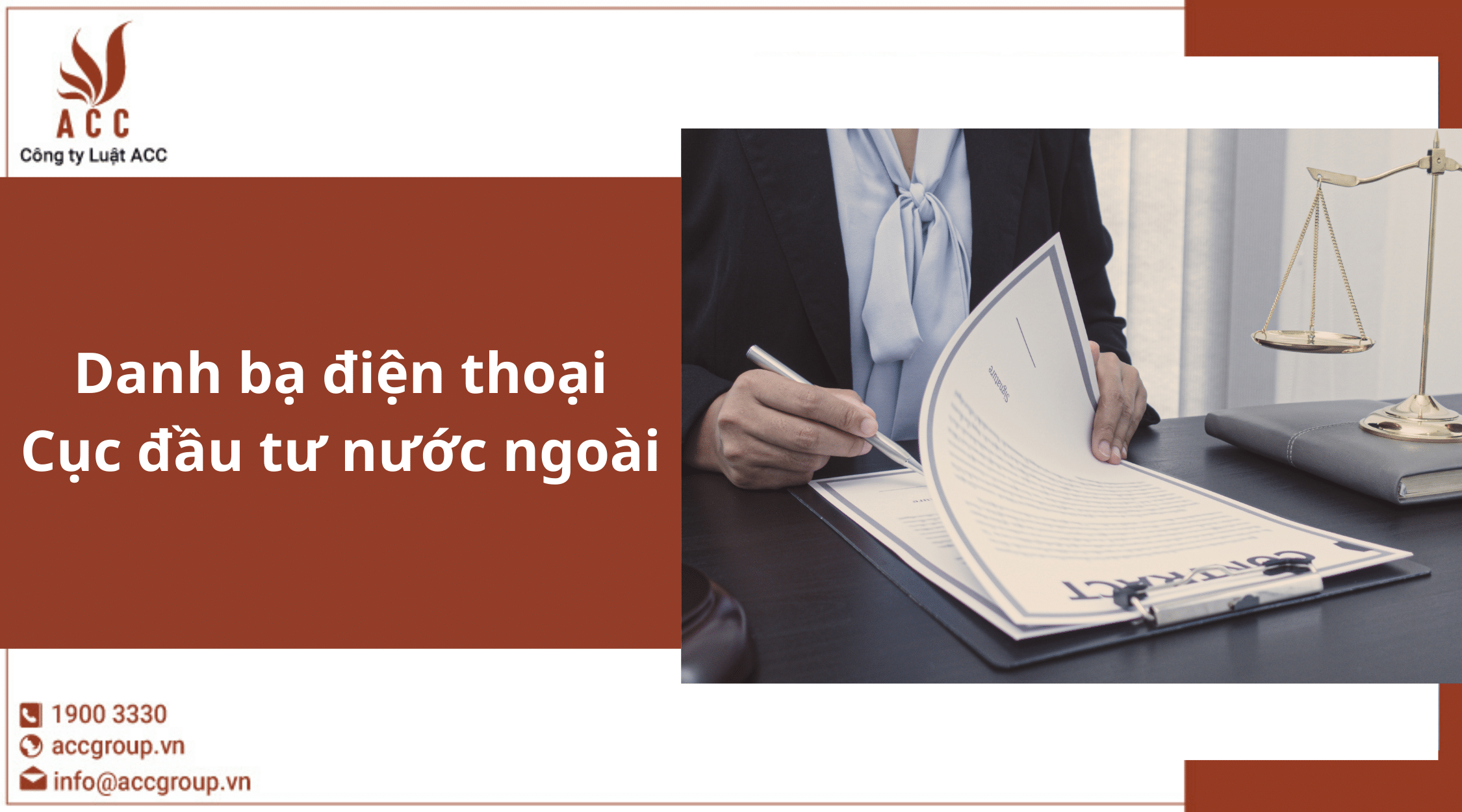 Danh bạ điện thoại Cục đầu tư nước ngoài