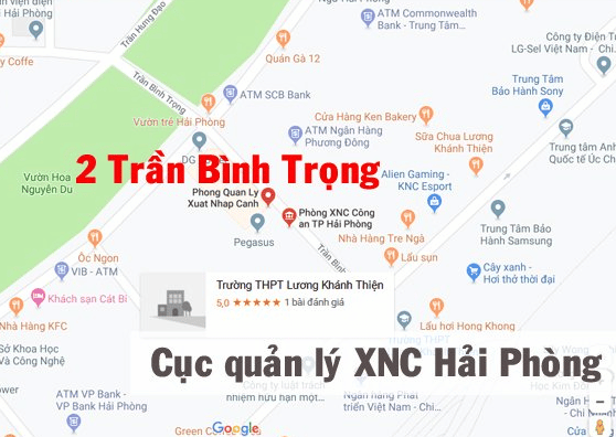 Địa Chỉ Phòng Xuất Nhập Cảnh Công An Thành Phố Hải Phòng