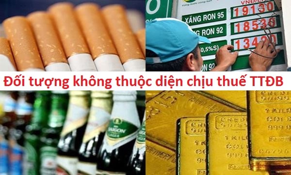Đối Tượng Không Chịu Thuế Tiêu Thụ đặc Biệt