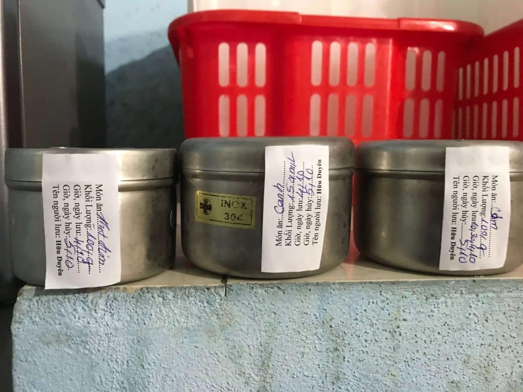 Cách niêm phong mẫu thực phẩm