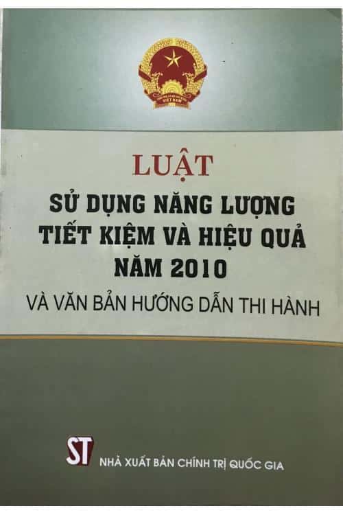 luật sử dụng năng lượng tiết kiệm hiệu quả 2010