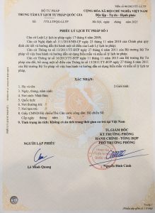 Ly Lich Tu Phap Viet Nam