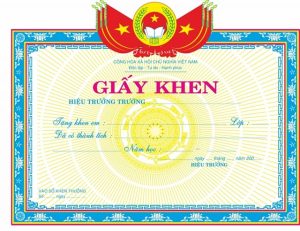 Mẫu giấy khen cho giáo viên mới nhất (Cập nhất 2023)