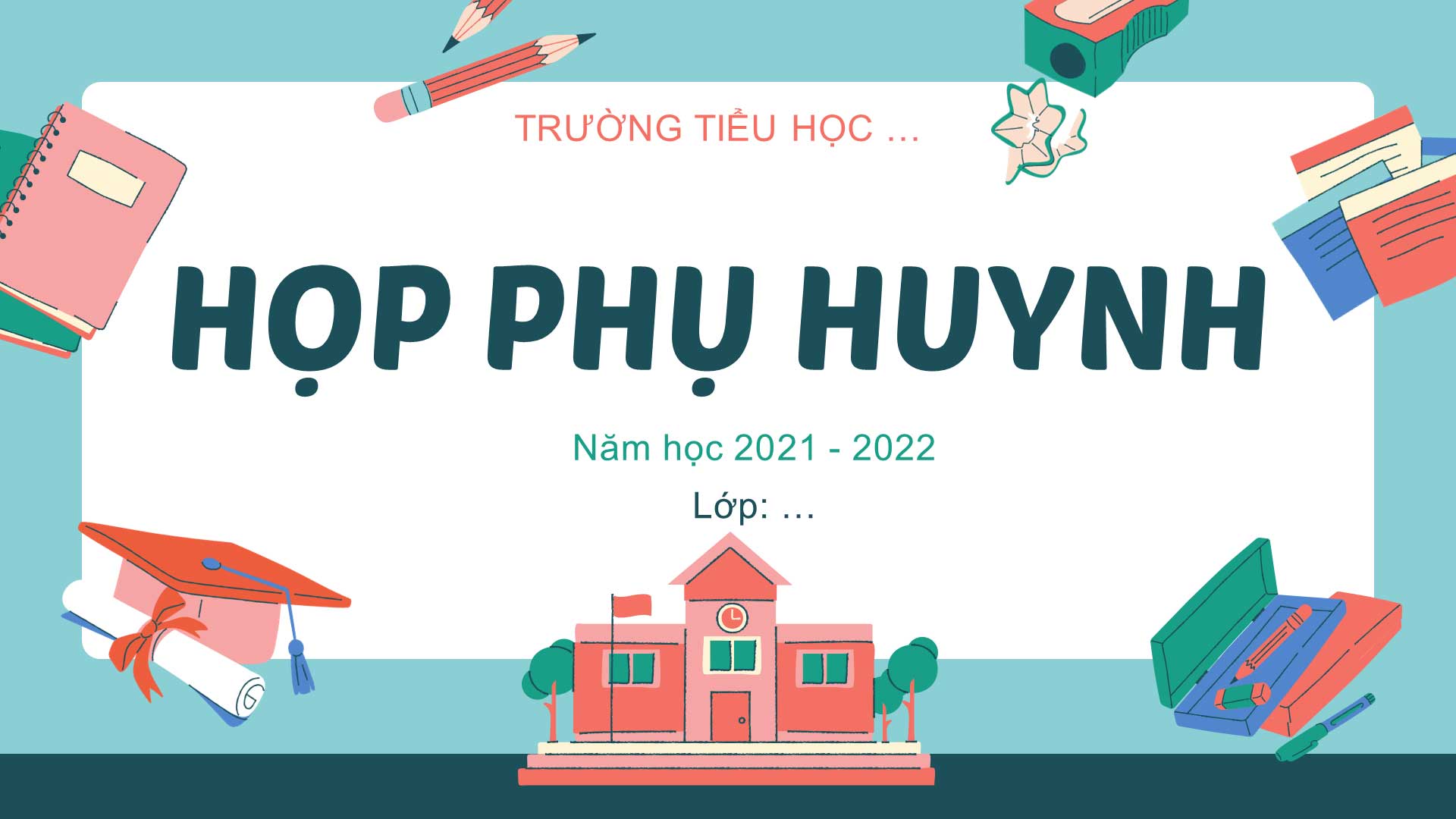 mẫu giấy mời họp phụ huynh đầu năm