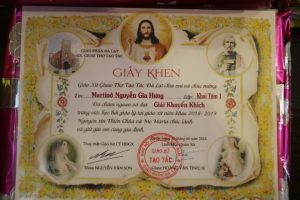 Mẫu giấy khen giáo lý mới nhất (Cập nhật 2023)