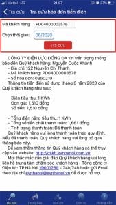 Cach Tra Cuu Hoa Don Tien Dien Qua App 4