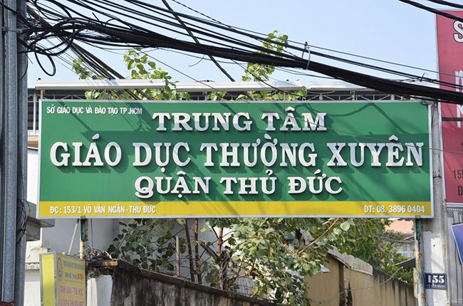 địa Chỉ Trung Tâm Giáo Dục Thường Xuyên Thủ đức