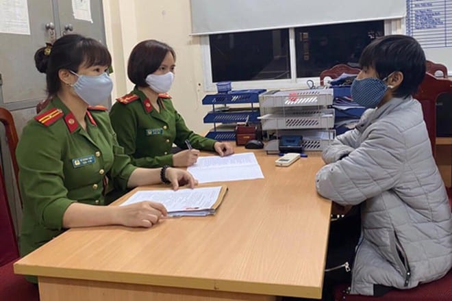 mẫu giấy mời làm việc của công an