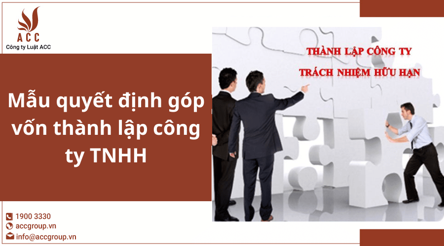 Mau Quyet Dinh Thanh Lap Cong Ty Tnhh