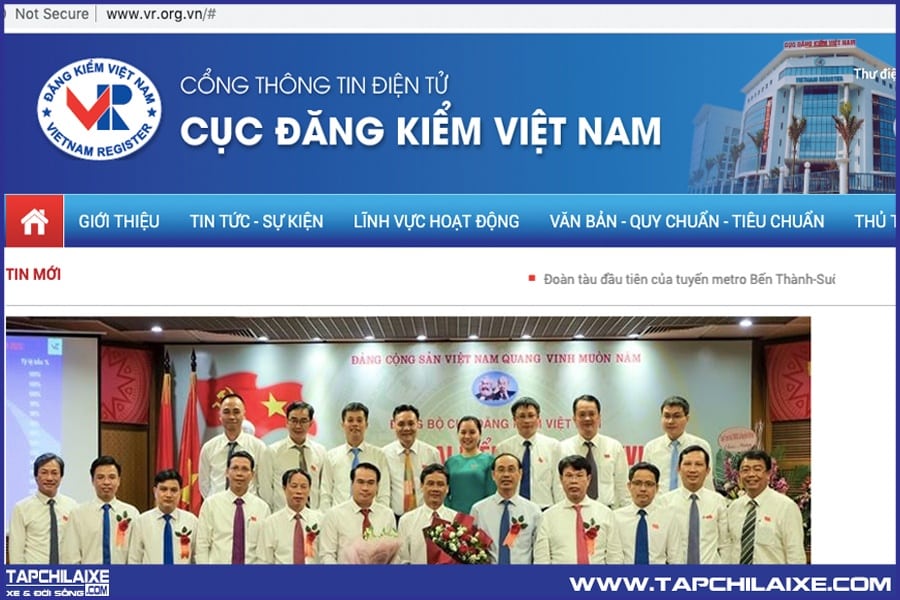 Tra Cứu đăng Kiểm Bước 1