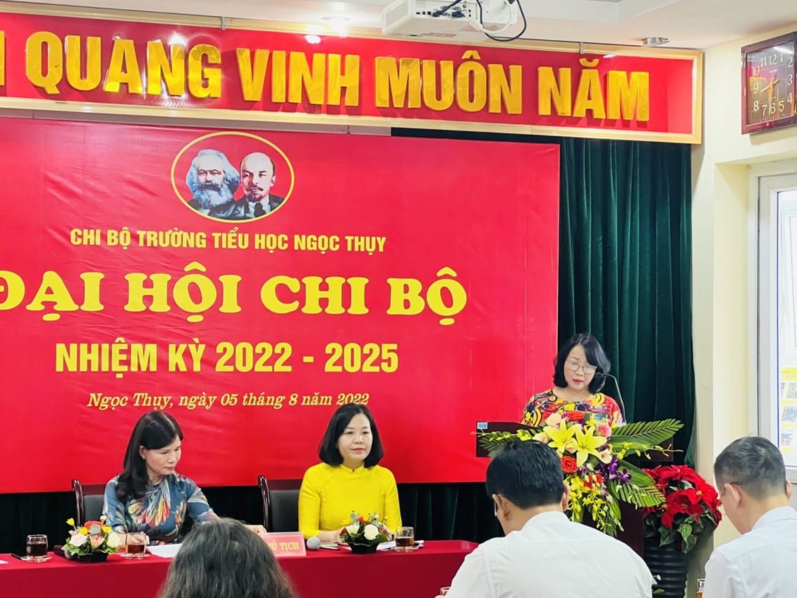 mẫu giấy mời đại hội chi bộ trường học