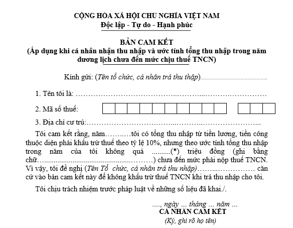 Cách Tính Thuế Tncn đối Với Hợp đồng Dịch Vụ Cập Nhật Mới