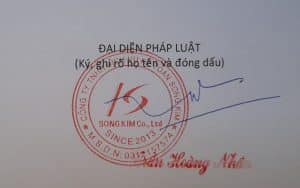 Cách đóng Dấu Chữ Ký