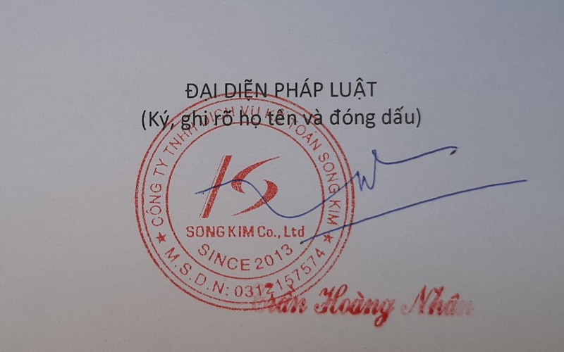 Cách đóng Dấu Chữ Ký