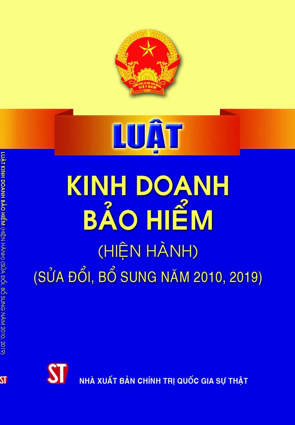 Luật Kinh Doanh Bảo Hiểm 24 2000 Qh10