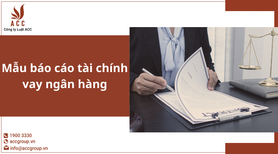 Mẫu Báo Cáo Tài Chính Vay Ngân Hàng