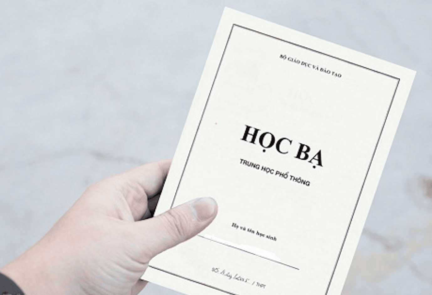 Chứng thực học bạ ở đâu?