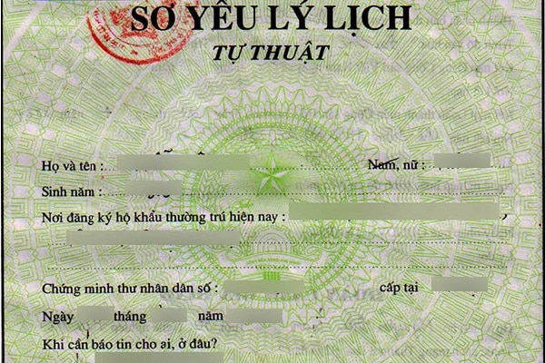 Sơ Yếu Lý Lịch