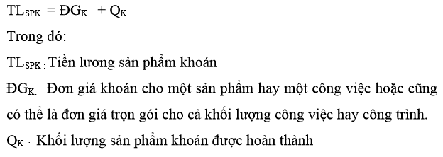 Tiền Lương Sản Phẩm Khoán