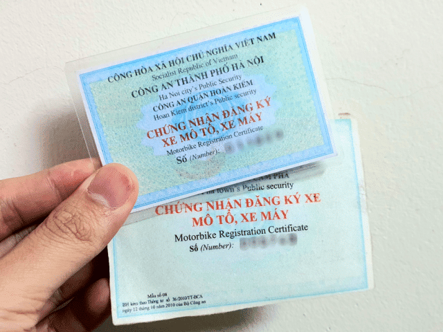 Bản Sao Cavet Xe