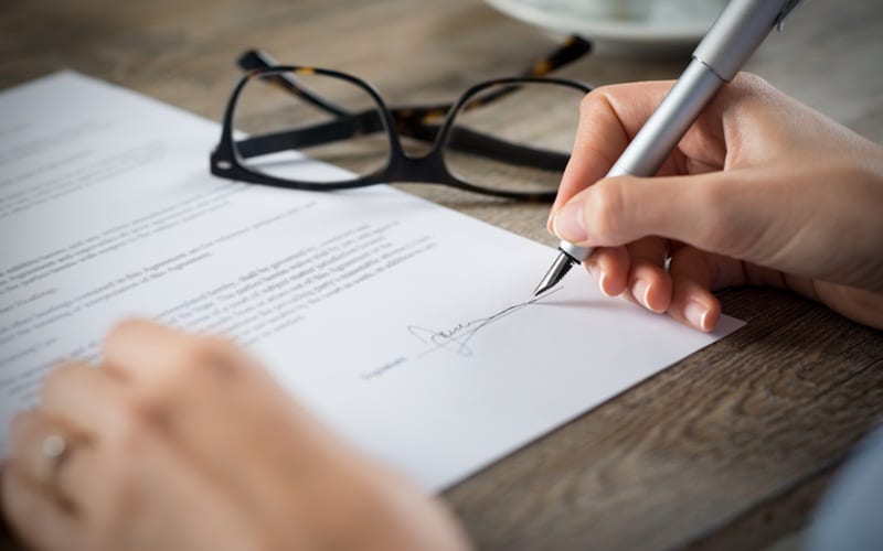 sổ chứng thực chữ ký